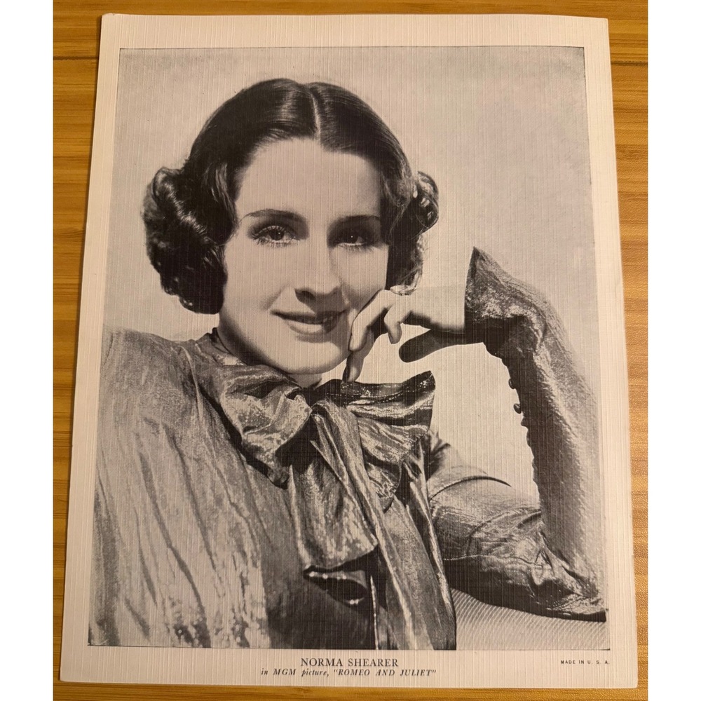 Norma Shearer Romeo and Juliet MGM Film Vintage‎ Portrait Photo